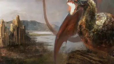 Beneath the Dragon's Wing - Adventurer Conqueror King tabletop RPG module cover art for OZ ORC Adelaide