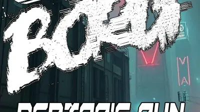 DEBTOR'S RUN - CY_BORG tabletop RPG module cover art for OZ ORC Adelaide