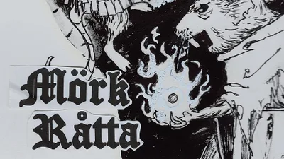 Mörk Råtta - Mörk Råtta (Mörk Borg hack) tabletop RPG module cover art for OZ ORC Adelaide
