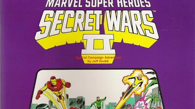 Secret Wars II - Marvel Super Heroes tabletop RPG module cover art for OZ ORC Adelaide